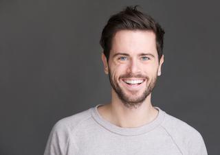 man smiling