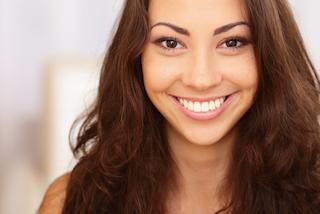 woman smiling 